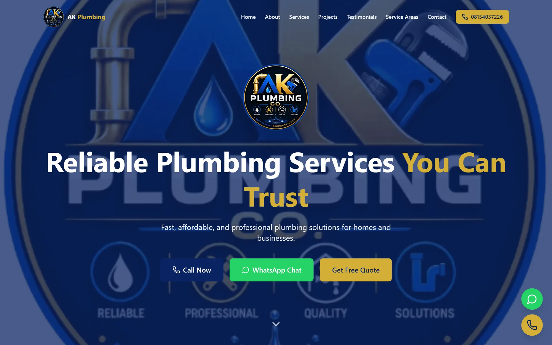 AK Plumbing Co. project cover